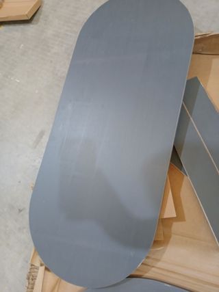 vidaXL Mesa de Centro de Madera Maciza Pino Gris