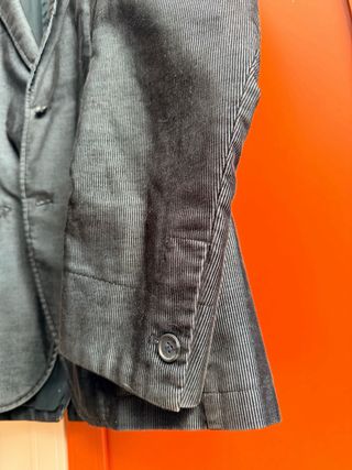 Americana pana azul hombre.