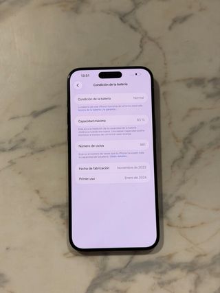 iPhone 15 Pro Max Negro Titanio 256GB