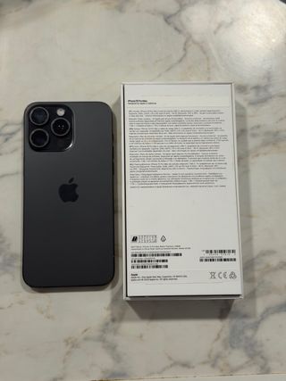 iPhone 15 Pro Max Negro Titanio 256GB