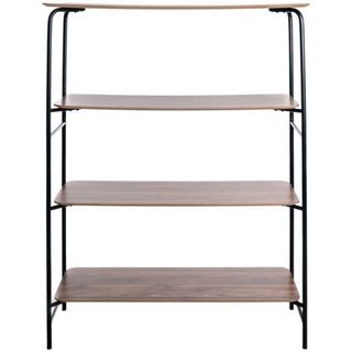 Estantería MDF y Metal 4 Niveles 110×40×140 cm