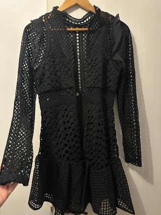 Vestido Self-Portrait Negro