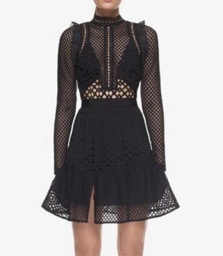 Vestido Self-Portrait Negro