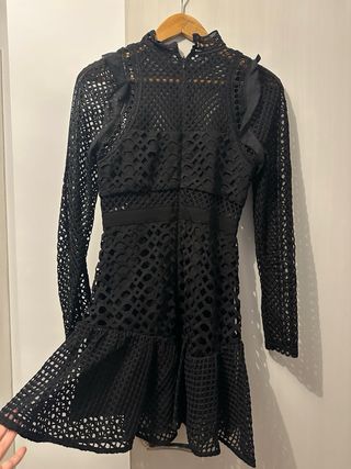 Vestido Self-Portrait Negro