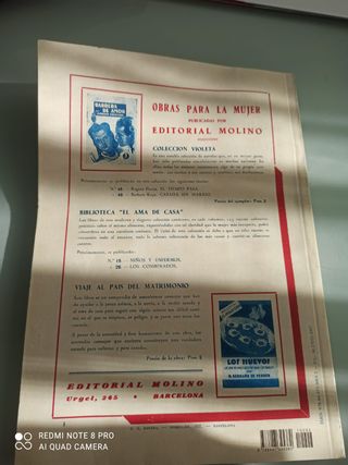 Lote de 4 Novelas Antiguas en perfecto estado.