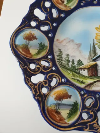 Plato de porcelana Alcobendas Portugal