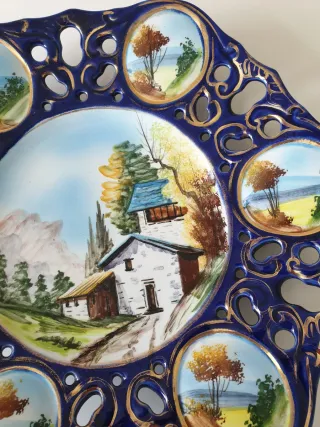 Plato de porcelana Alcobendas Portugal