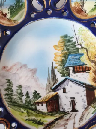 Plato de porcelana Alcobendas Portugal