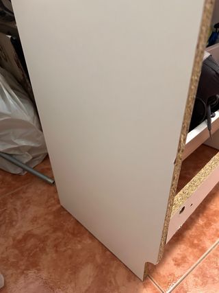 Zapatero blanco de madera