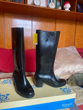 Botas de agua negras sin estrenar Talla 41
