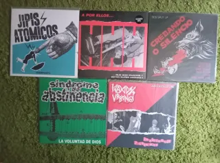 Lote 5 Vinilos Punk Rock