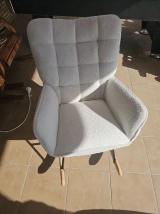 Sillón Mecedora HOMCOM Berbervlies