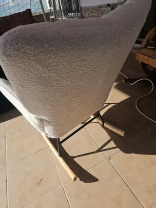 Sillón Mecedora HOMCOM Berbervlies