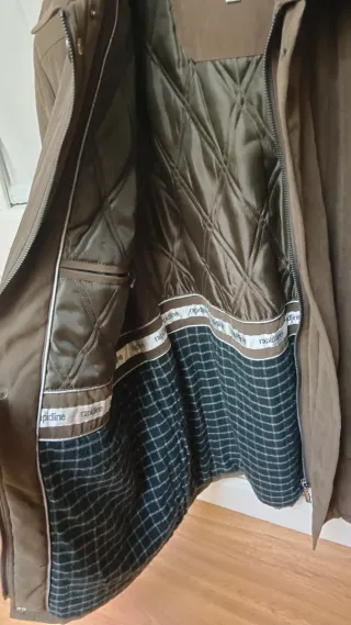 Abrigo marrón hombre