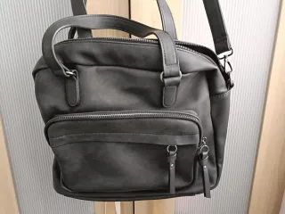 Bolso bandolera gris