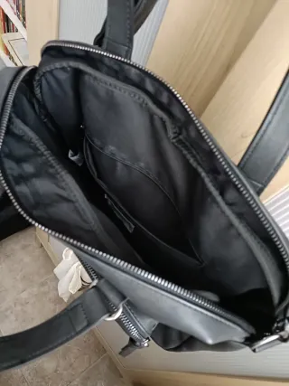 Bolso bandolera gris