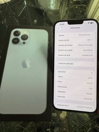 iPhone 13 Pro Max Blu 256GB