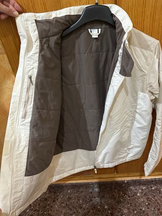 Chaqueta de nieve beige