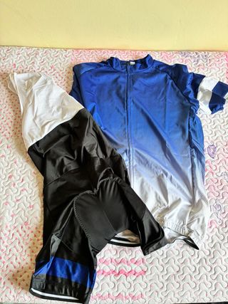 Maillot Ciclismo Azul y Negro