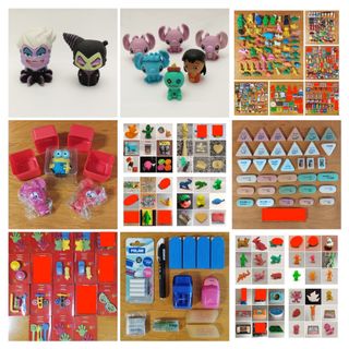 GRAN lote de gomas de borrar