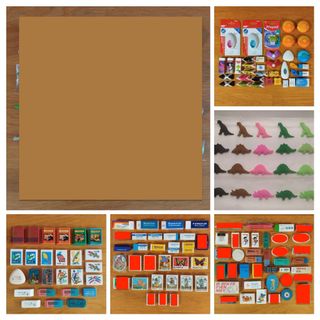 GRAN lote de gomas de borrar