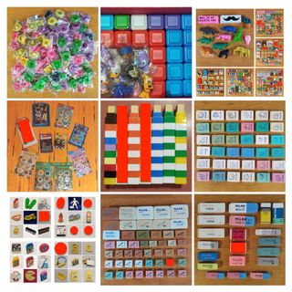 GRAN lote de gomas de borrar