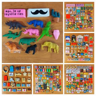 GRAN lote de gomas de borrar