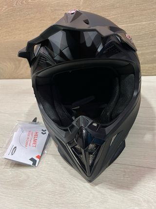 Casco Motocross Yema Talla M Negro