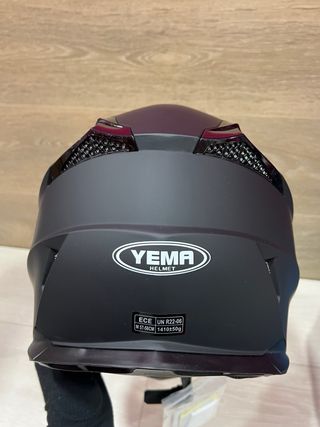 Casco Motocross Yema Talla M Negro