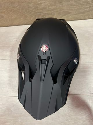 Casco Motocross Yema Talla M Negro