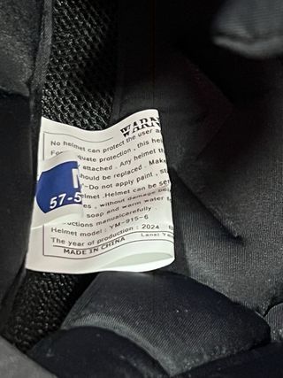 Casco Motocross Yema Talla M Negro