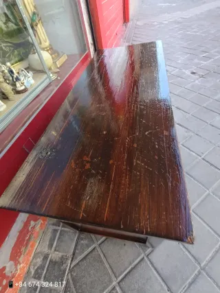 Baúl Madera Vintage Mimbre