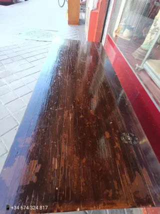 Baúl Madera Vintage Mimbre