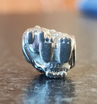 Charm Búho Madre y Cría Plata