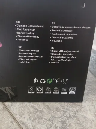 Set 3 Casserole Cheffinger Rosa