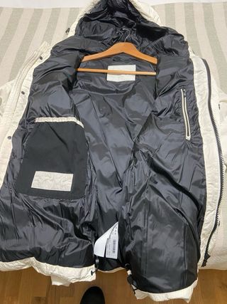 Plumífero Massimo Dutti Blanco Roto Talla M