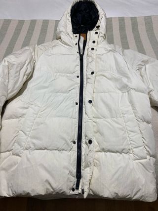 Plumífero Massimo Dutti Blanco Roto Talla M