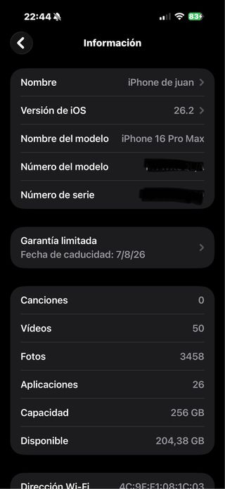 iPhone 16 Pro Max 256GB 898