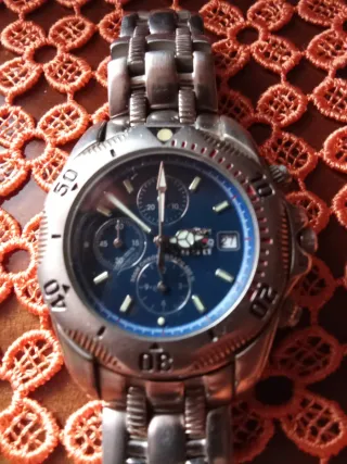 Orologio Uomo sector Blù/Argento compreso di pila