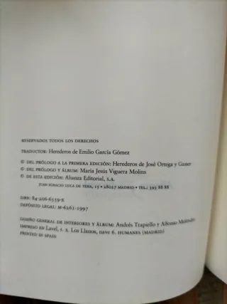 Lote 5 libros Biblioteca Alianza 30º aniversario