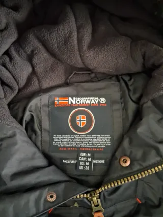 Abrigo Geographical Norway Azul