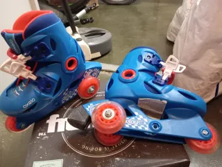 Patines Oxelo niño Talla 26-28 3 ruedas