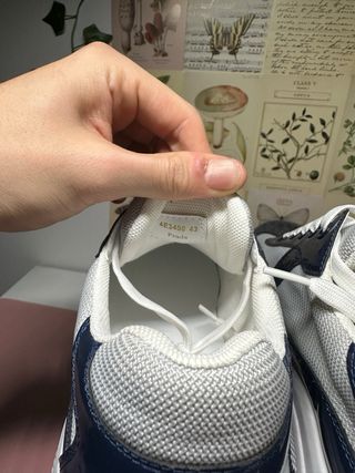 Prada Cup Zapatillas Azul y Blanco