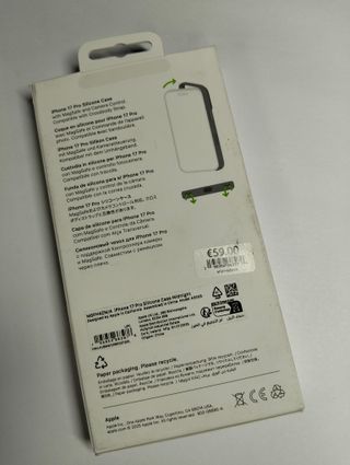 Apple Funda silicona MagSafe iPhone 17 Pro Medianoche