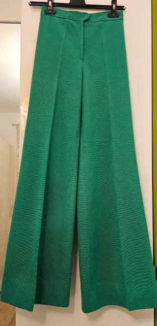 Pantaloni lana vintage verdi