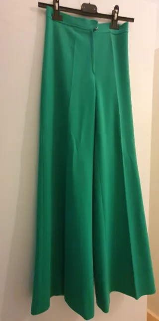 Pantaloni lana vintage verdi