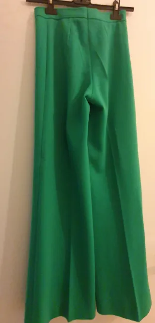 Pantaloni lana vintage verdi