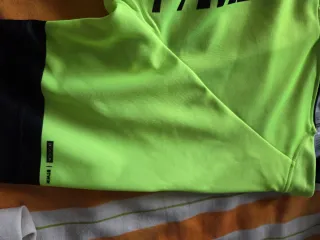 Maillot Ciclismo Infantil Neón y Negro