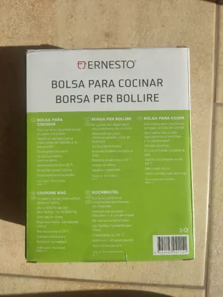 Bolsa para cocinar verduras legumbres.