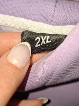 Sudadera Hollister Lila Talla Xxl